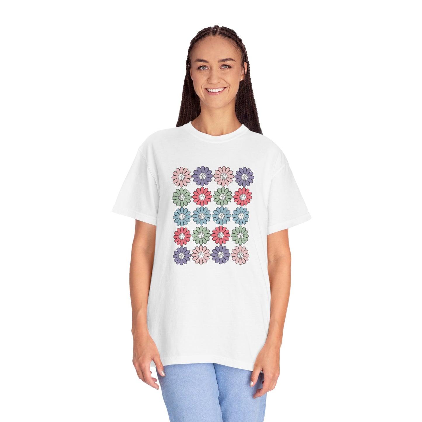 Floral Volleyball Pattern