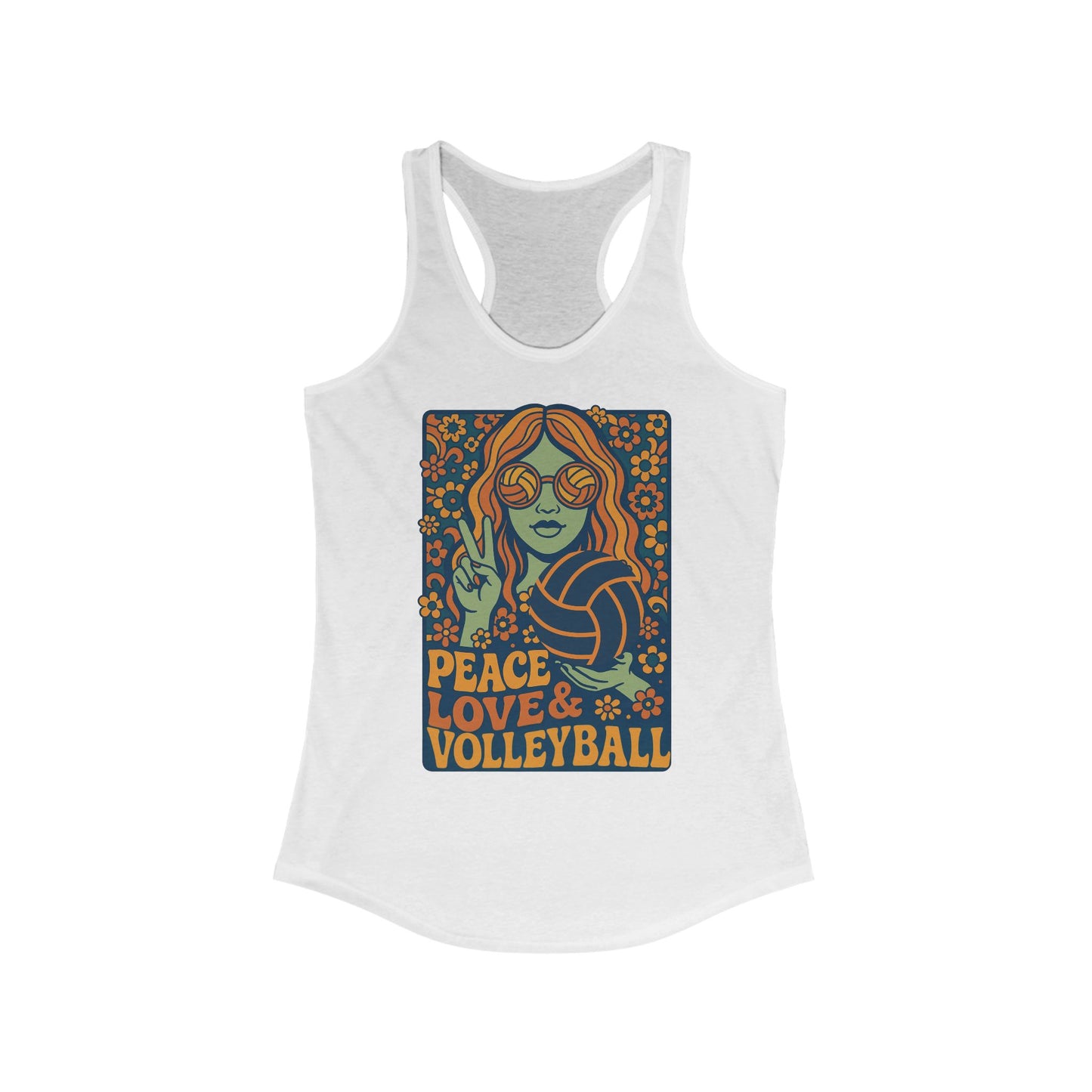 Peace Love & Volleyball Tank Top