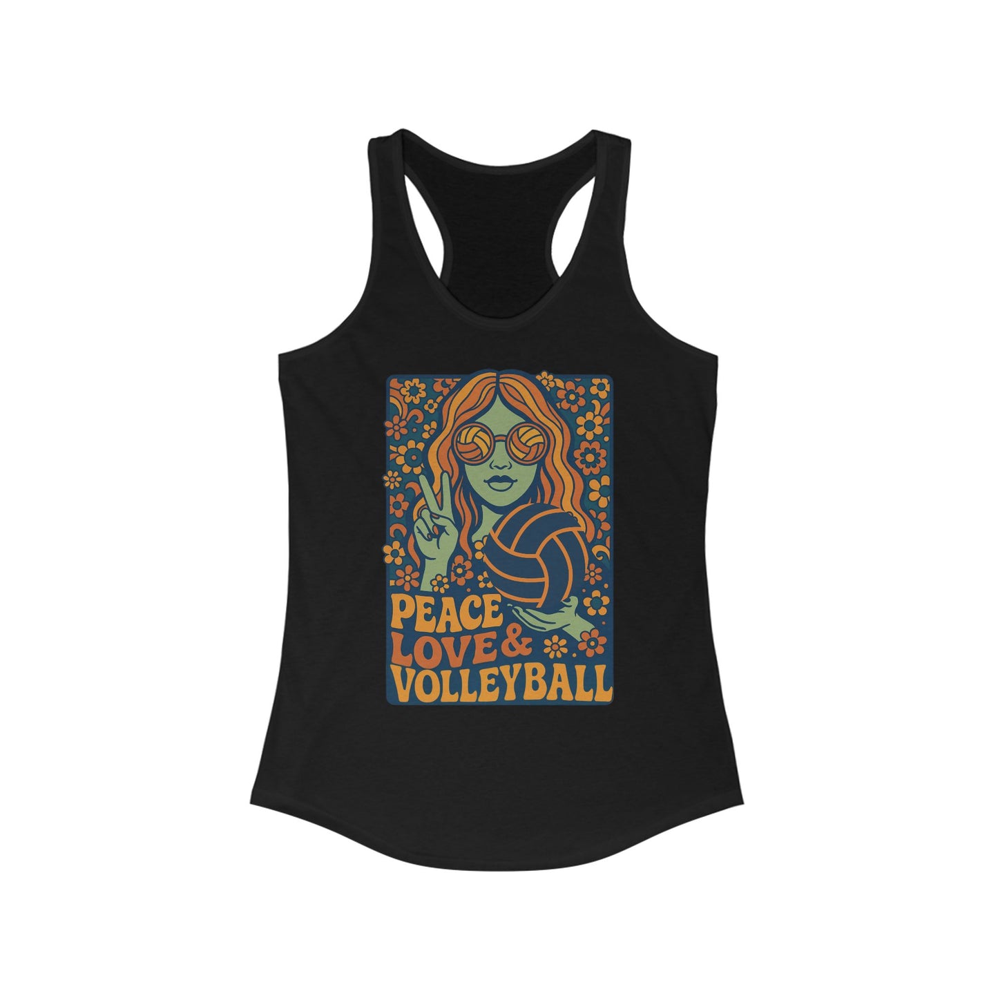 Peace Love & Volleyball Tank Top