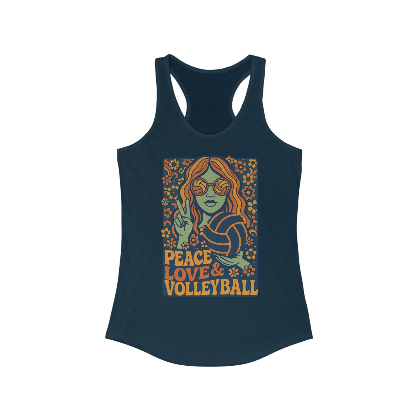 Peace Love & Volleyball Tank Top