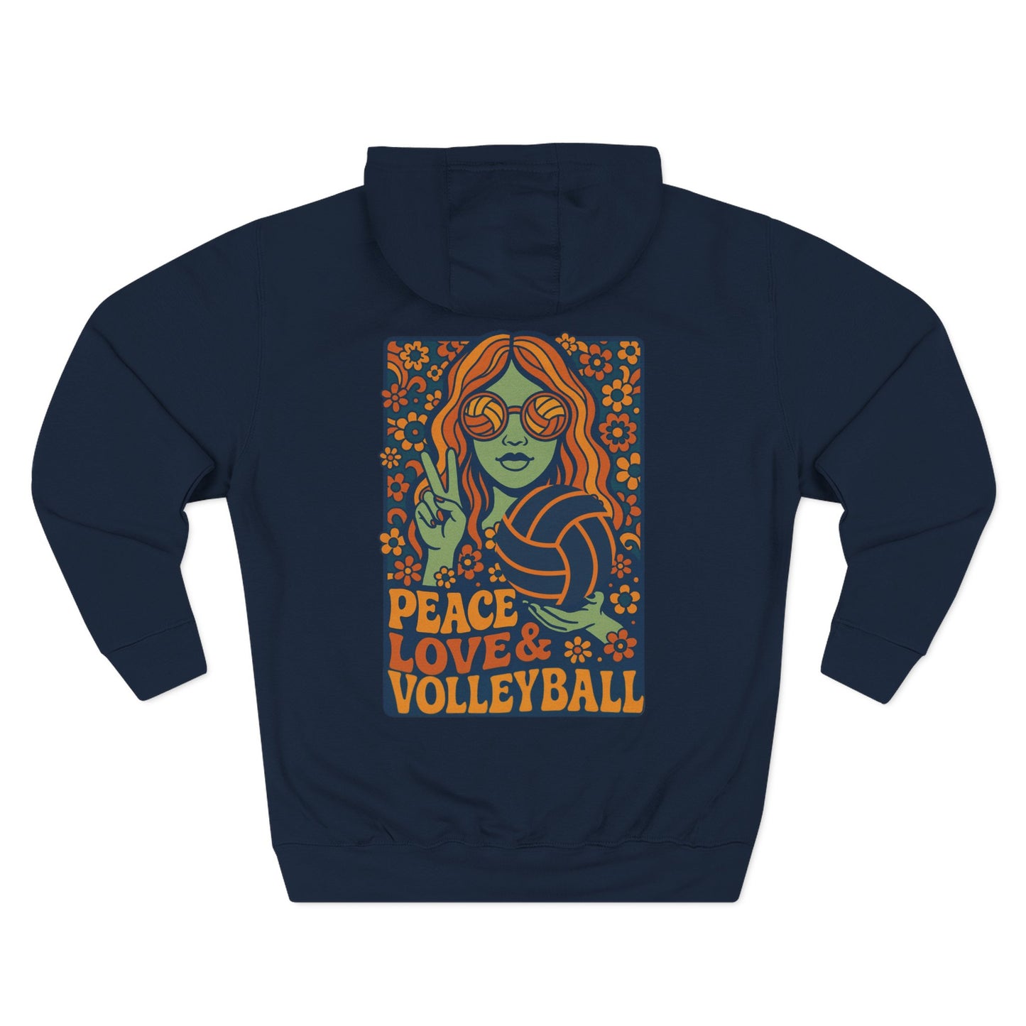 Peace Love Volleyball Hoodie