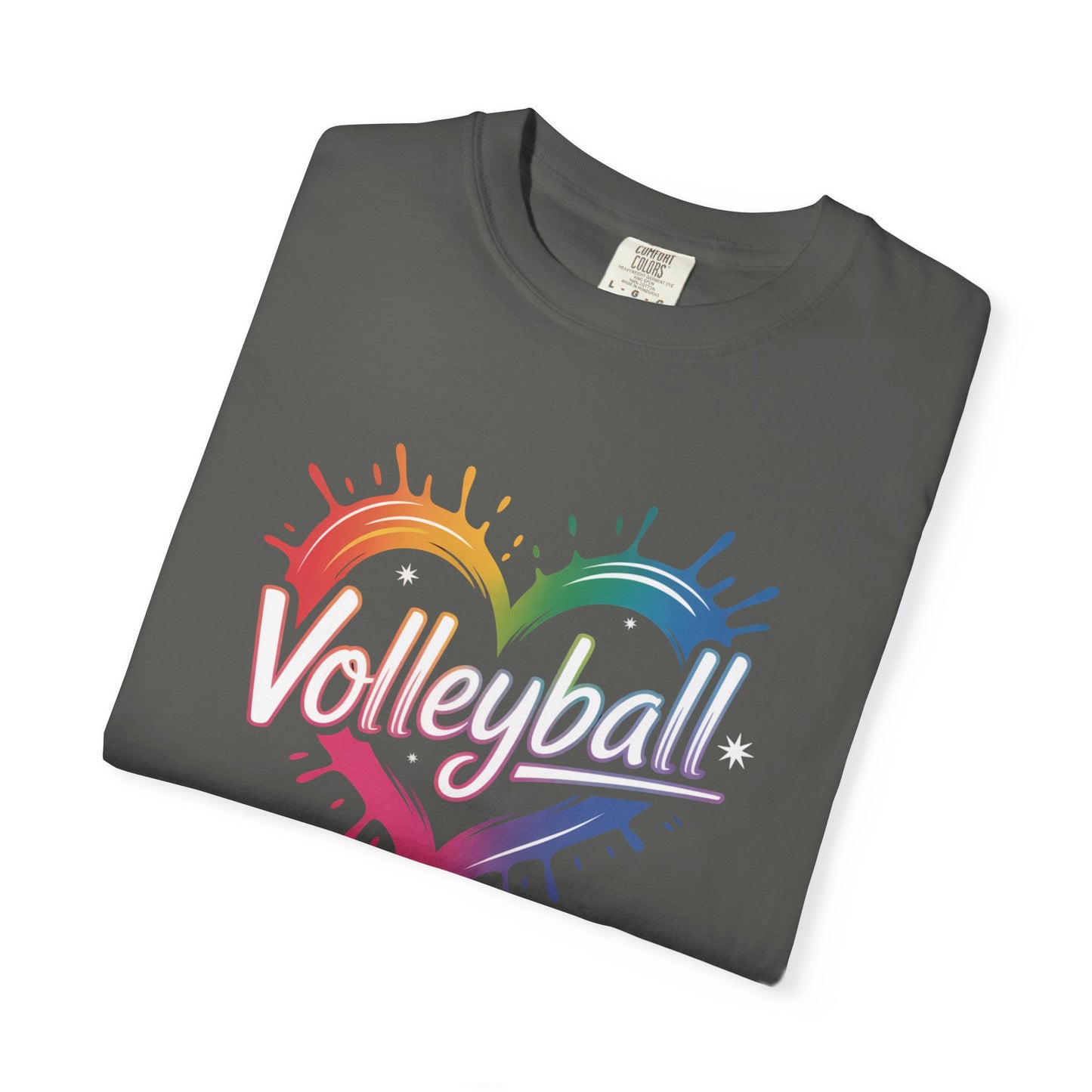 Volleyball Rainbow Heart