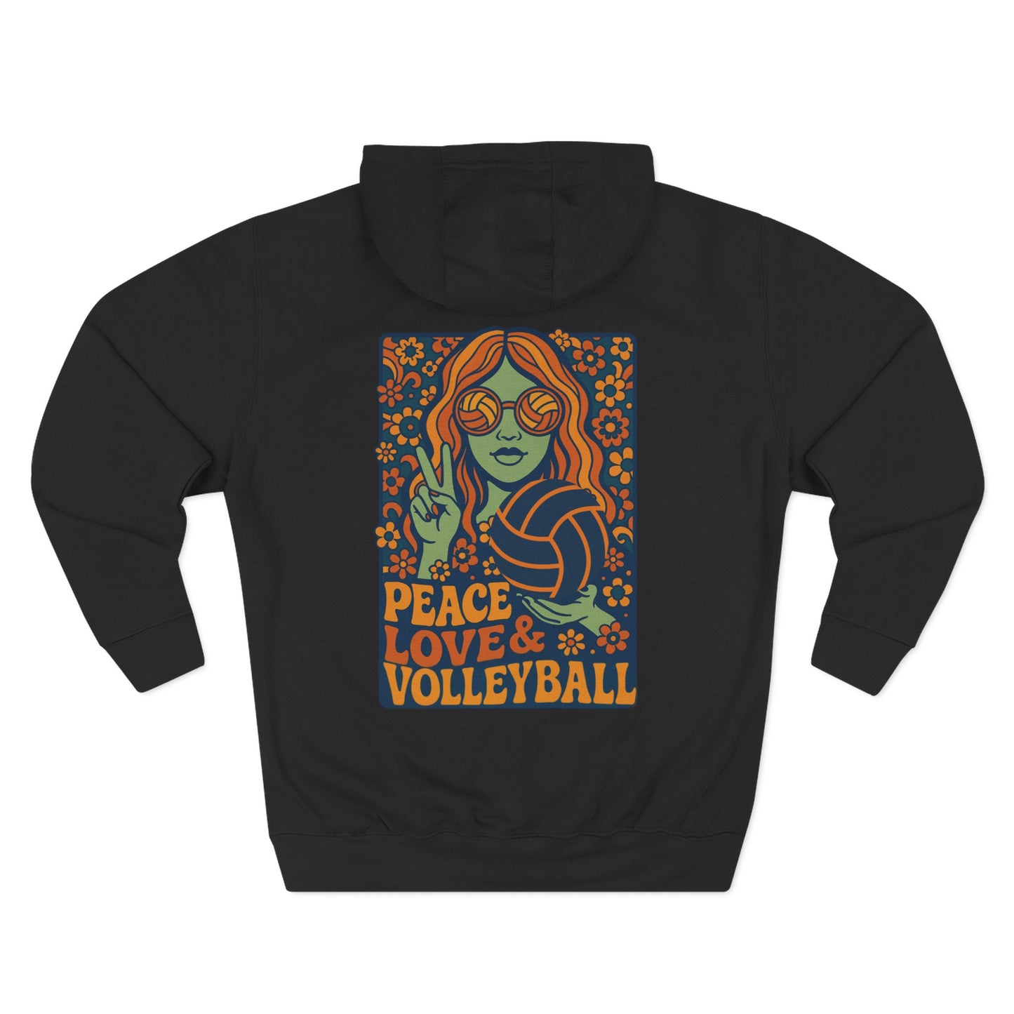 Peace Love Volleyball Hoodie