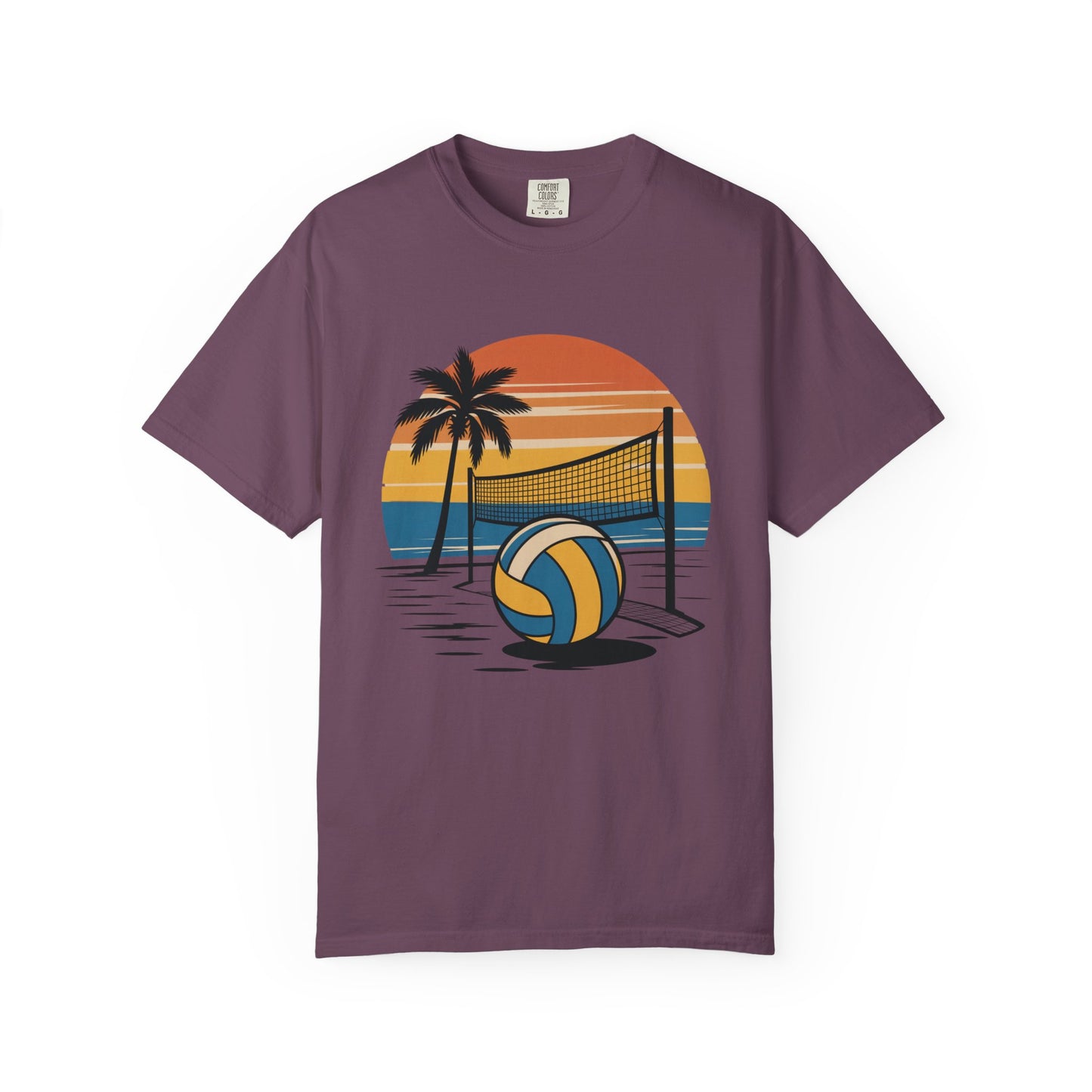 Retro Beach Scene