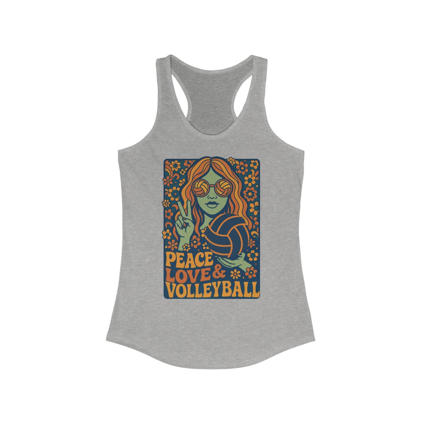 Peace Love & Volleyball Tank Top
