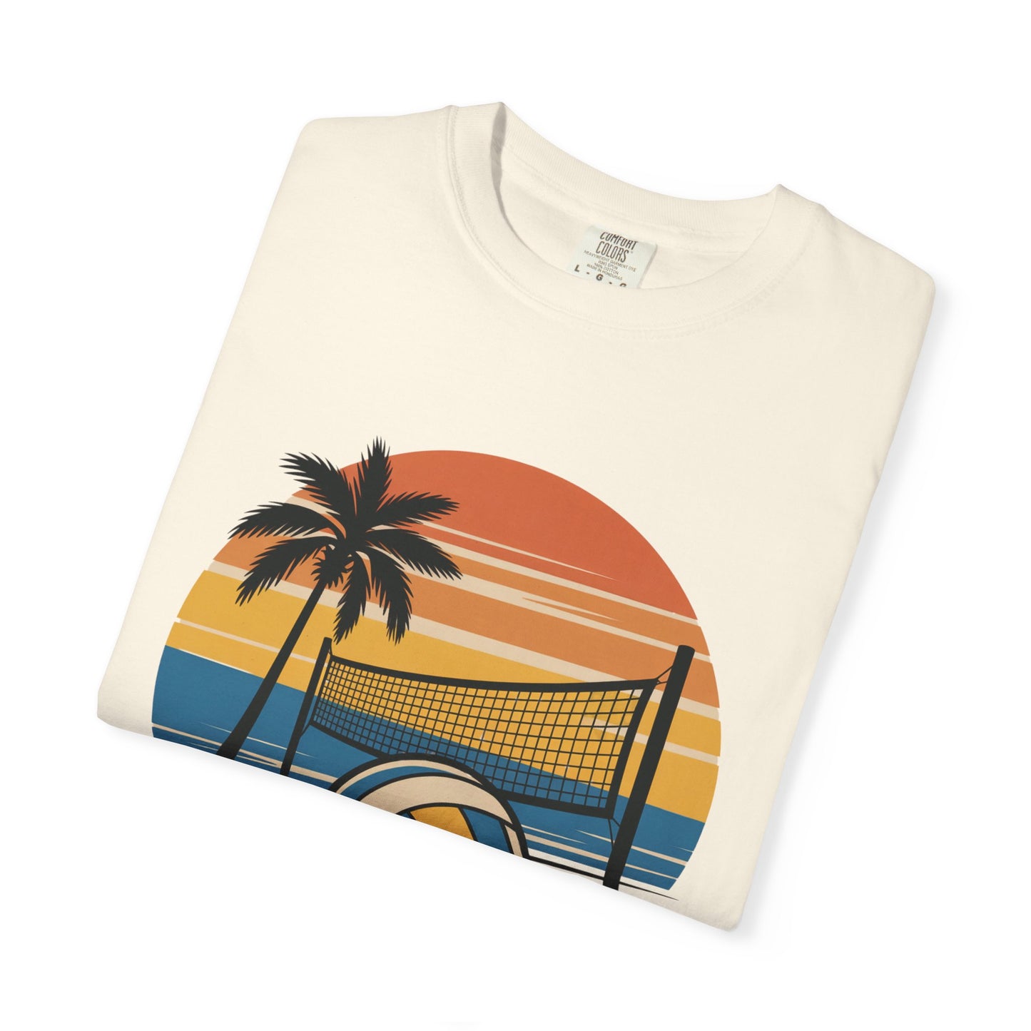 Retro Beach Scene