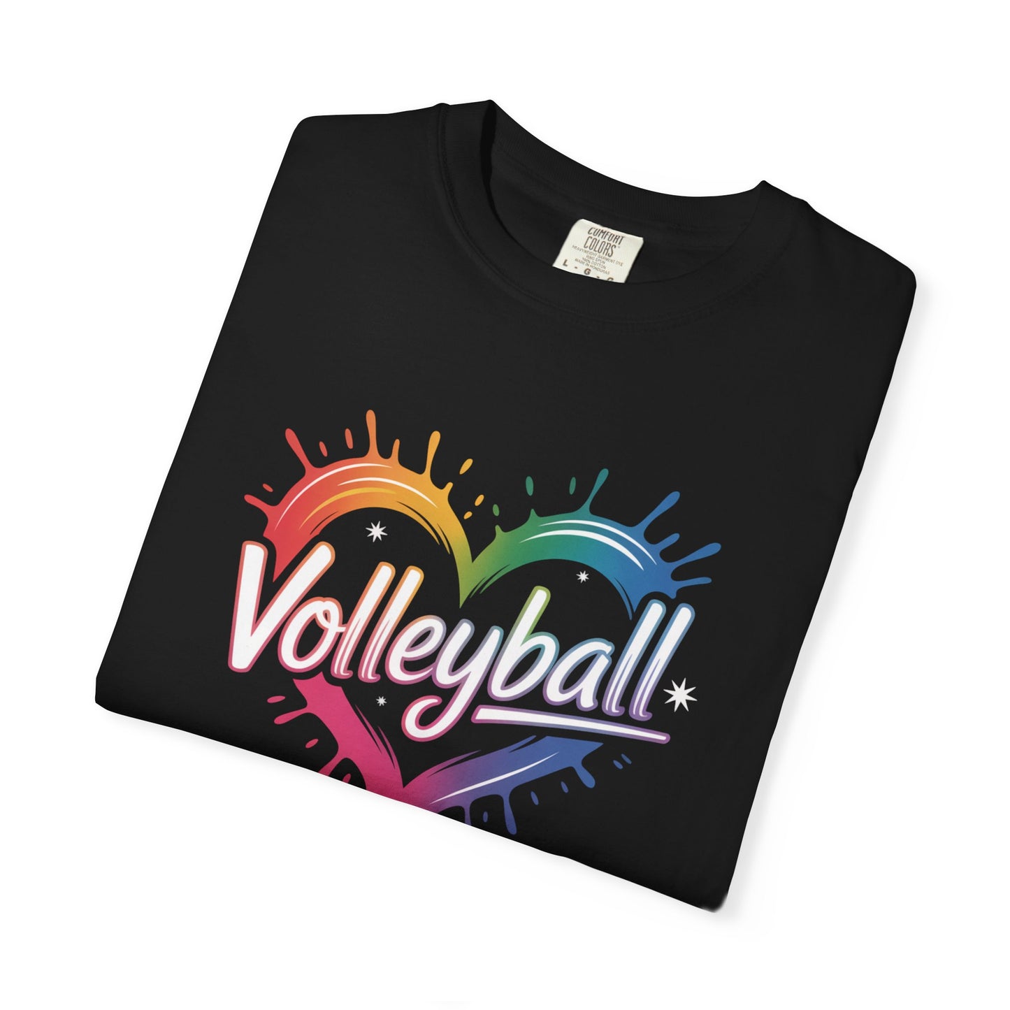 Volleyball Rainbow Heart
