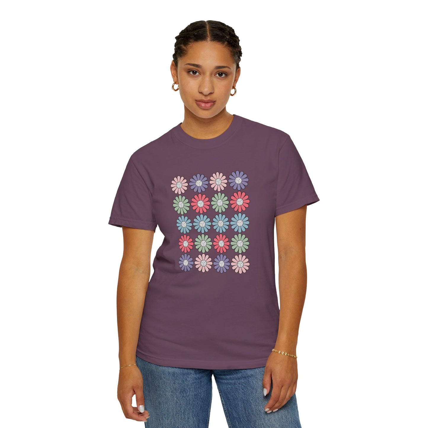 Floral Volleyball Pattern