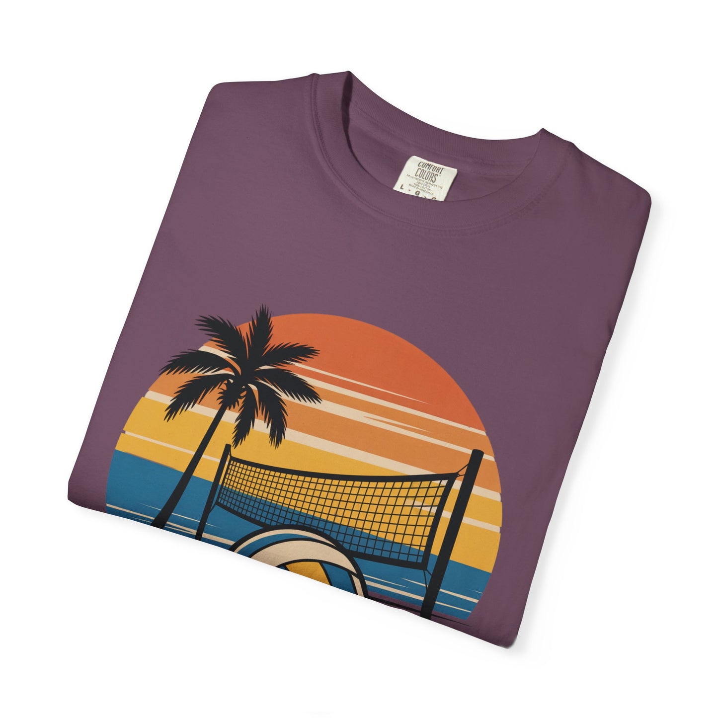 Retro Beach Scene