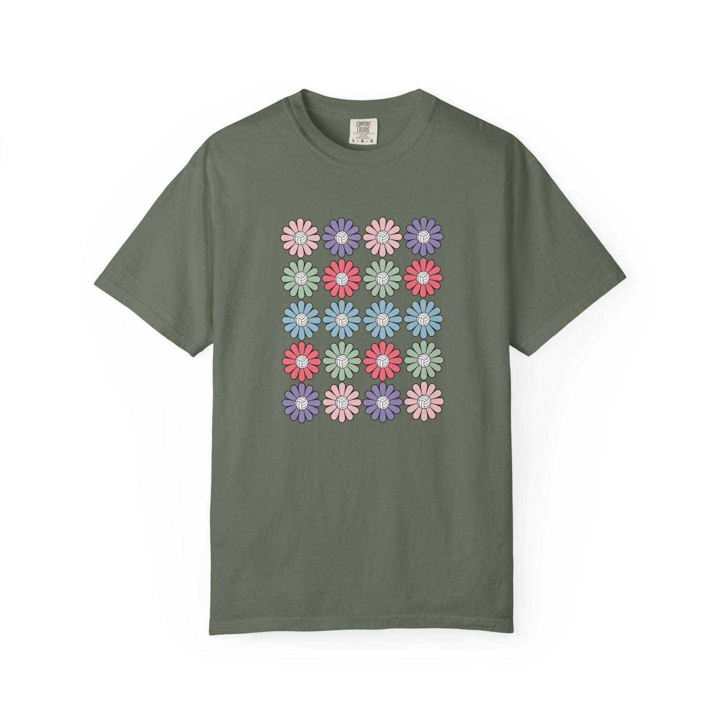 Floral Volleyball Pattern