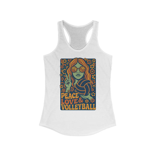 Peace Love & Volleyball Tank Top