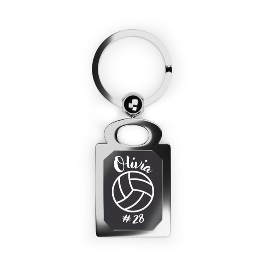 Custom Keyring [CUSTOMIZE NAME & NUMBER]