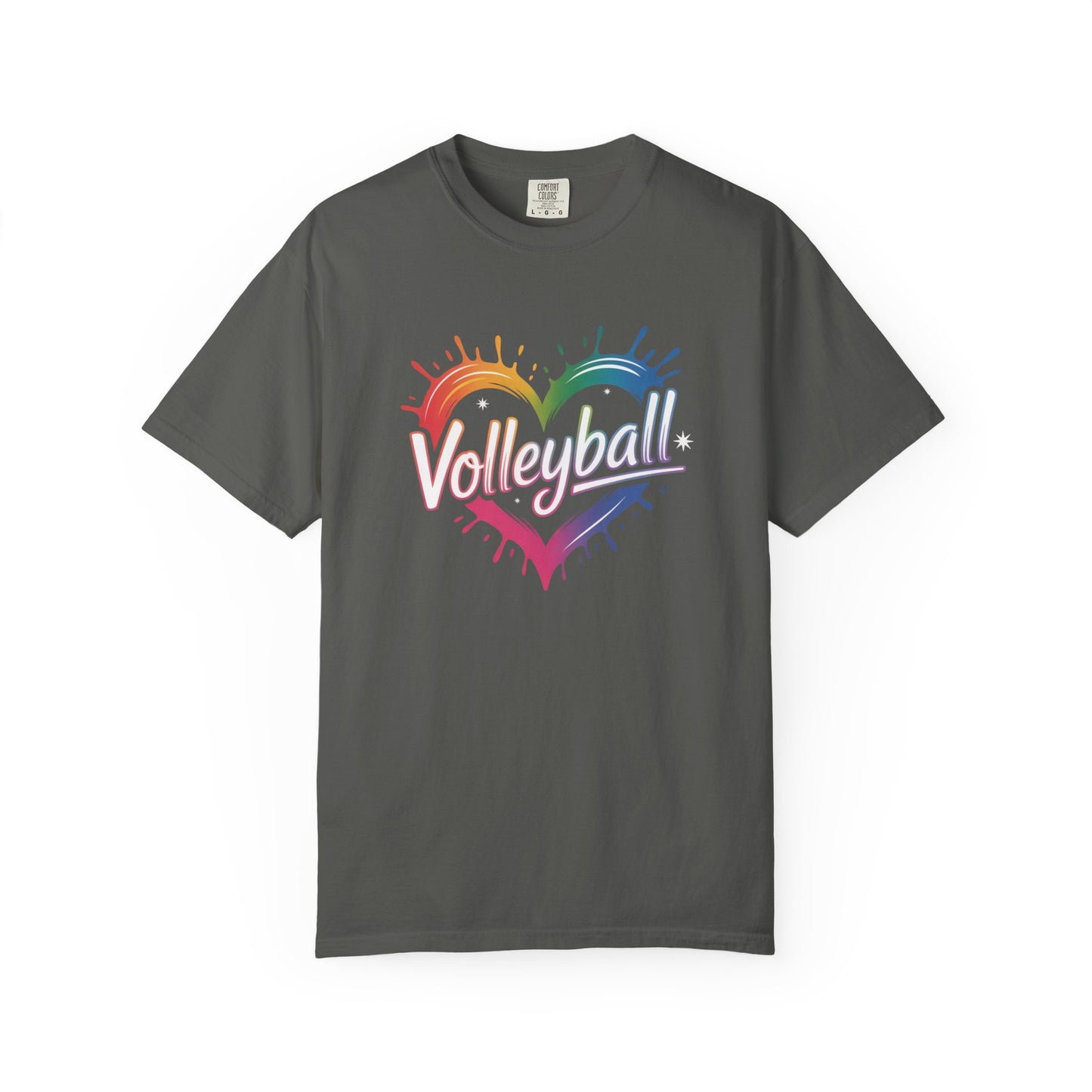Volleyball Rainbow Heart