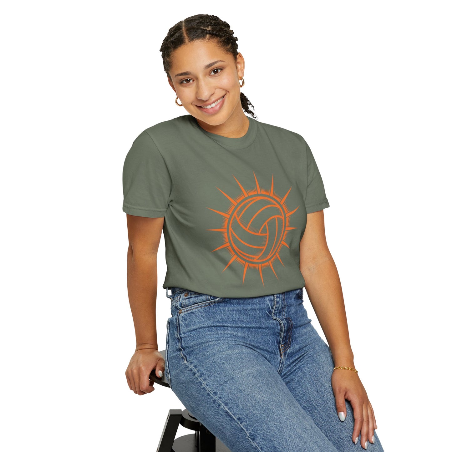 Volleyball Sunburst