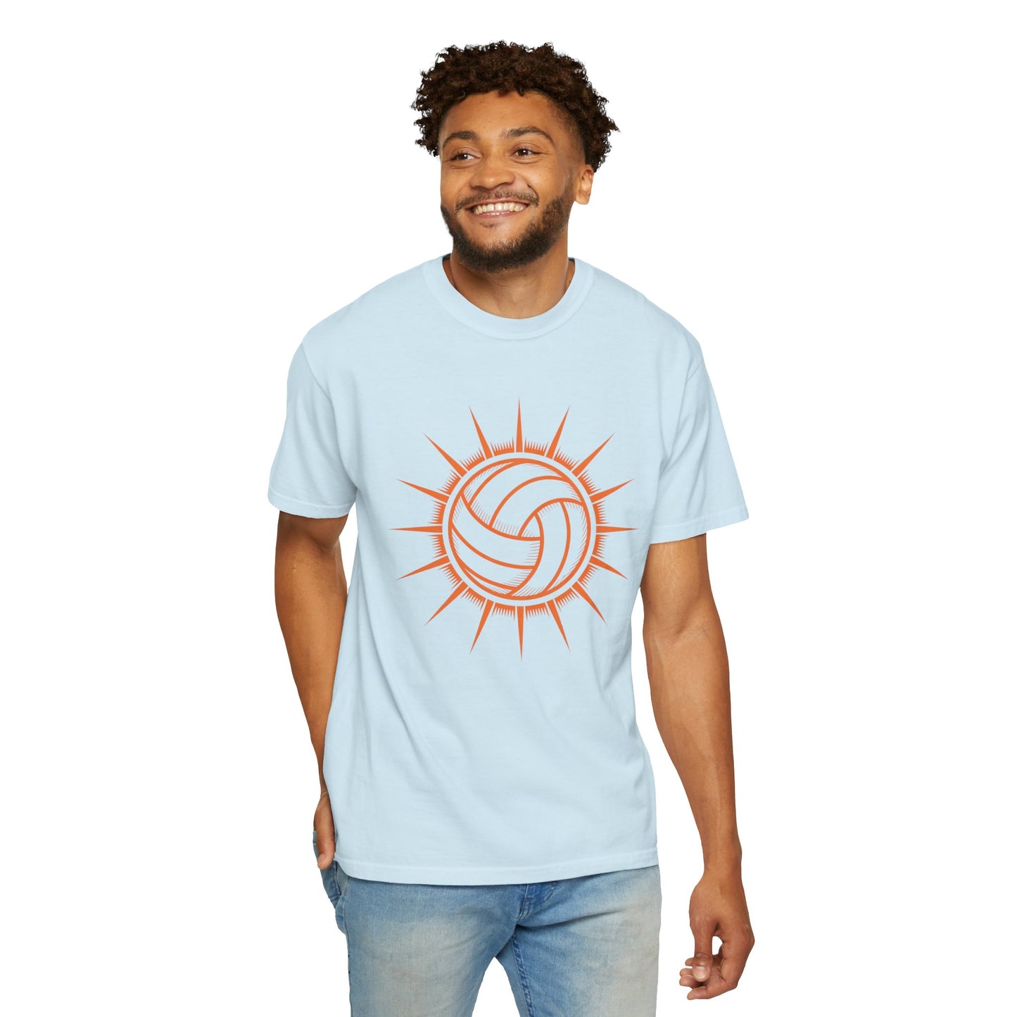 Volleyball Sunburst
