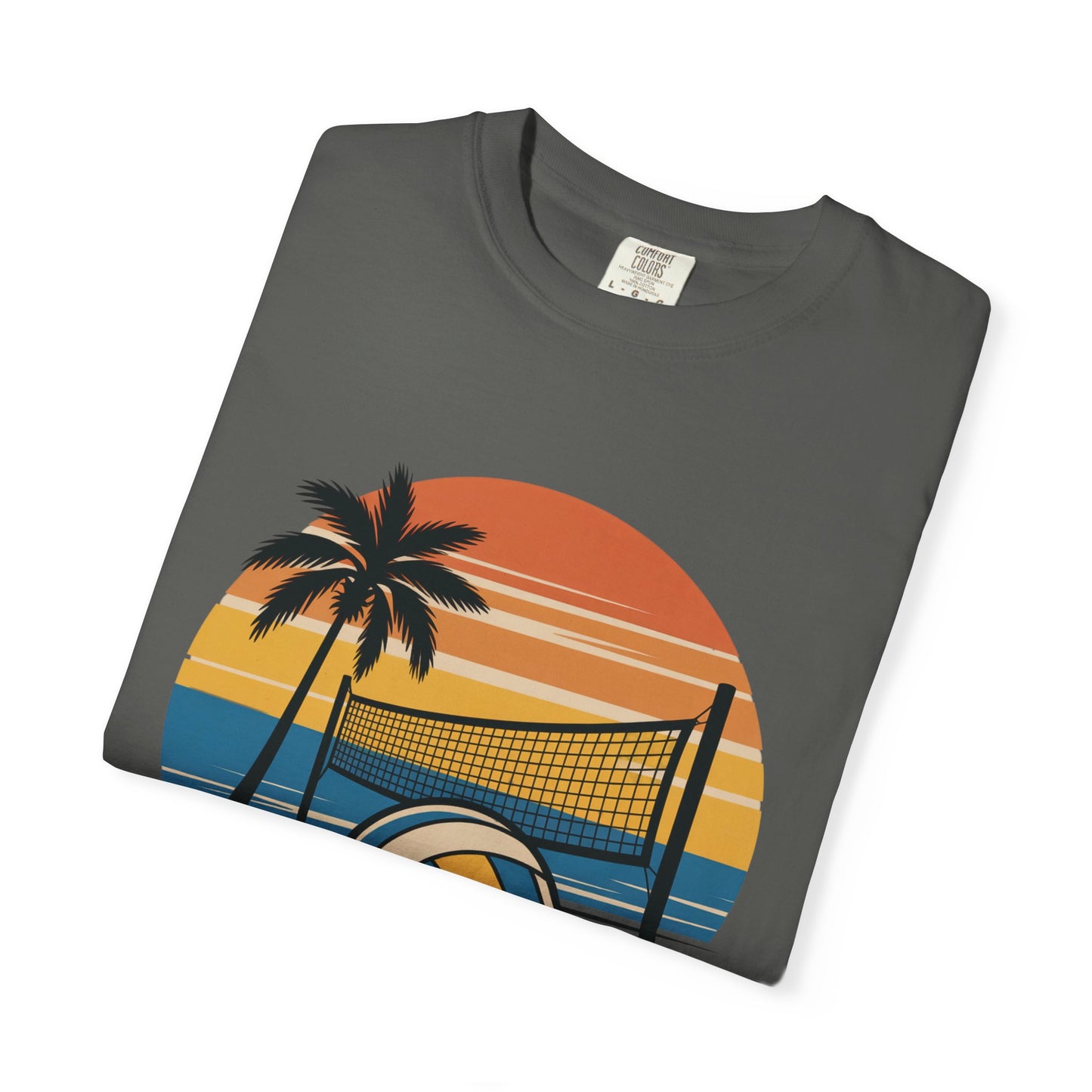 Retro Beach Scene