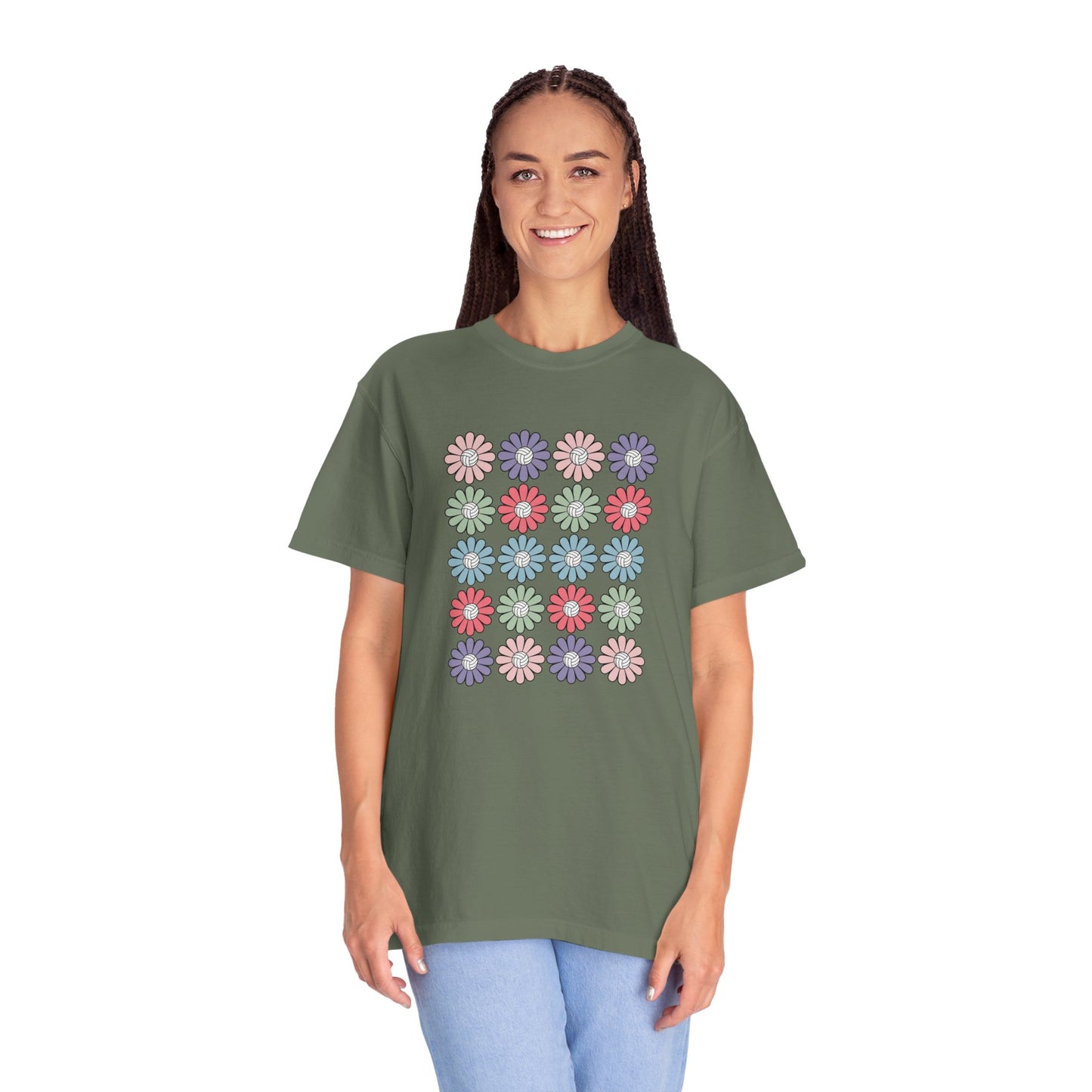 Floral Volleyball Pattern