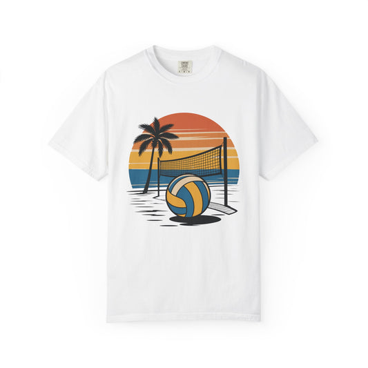 Retro Beach Scene
